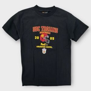 NEW Vintage USC Trojans Shirt Mens Small Football Fedex Orange‎ Bowl Graphic